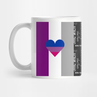 Ace, Biromantic, She/Her Pronouns - Identity Pride Mug